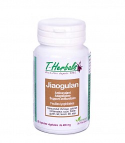 60 capsules végétales de feuilles de Jiaogulan 400 mg