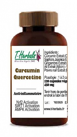 Curcumin Quercetine, super anti-inflammatoire